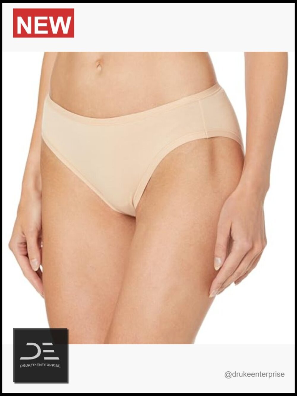 Women's Cotton Bikini Brief Underwear Full Coverage Multipack - Picture 2 of 5